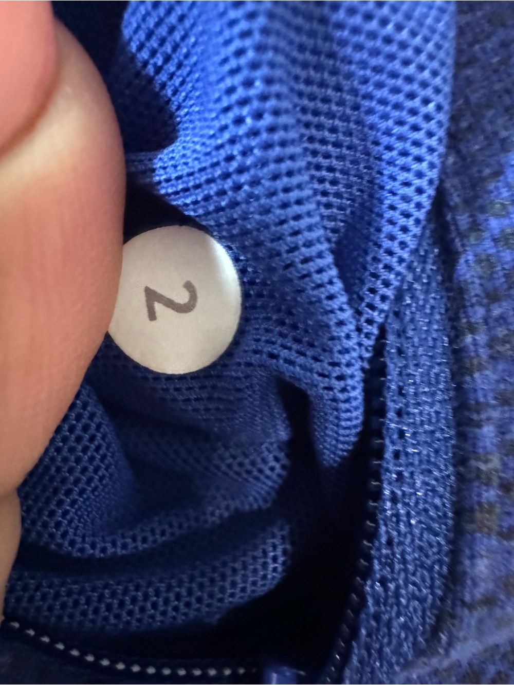 Lululemon | Daily Practice Casual Activewear Hoodie Space Dye Blue Jacket Size 2 - Picture 14 of 14